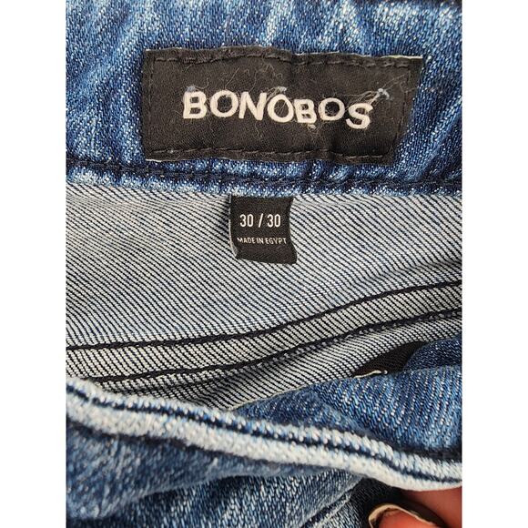 Bonobos Men's Medium Wash Denim Blue Jeans Men’s Size 30x30 - Picture 6 of 10